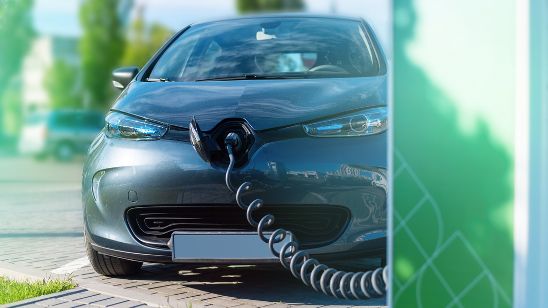 Charging electric car